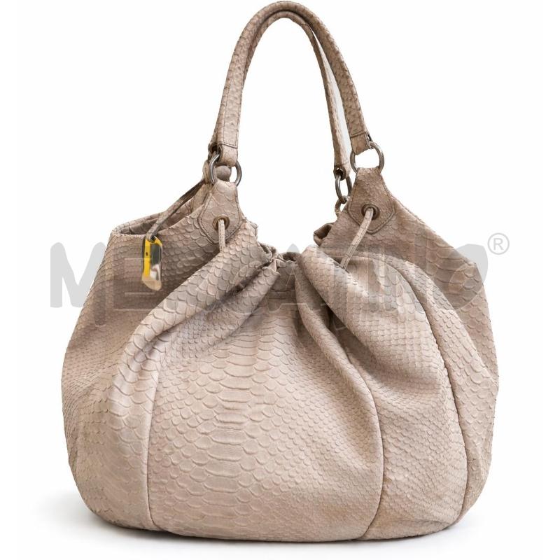 BORSA D FURLA BEIGE EFFETTO COCCO  | Mercatino dell'Usato Gallarate 2