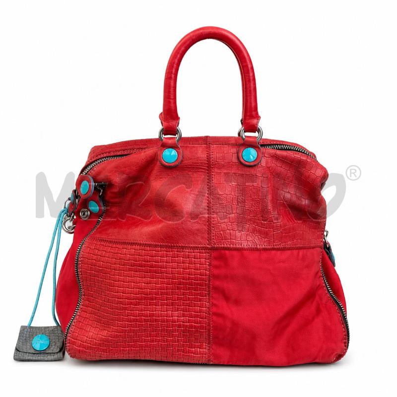 BORSA D GABS ROSSA PELLE NYLON  | Mercatino dell'Usato Gallarate 2
