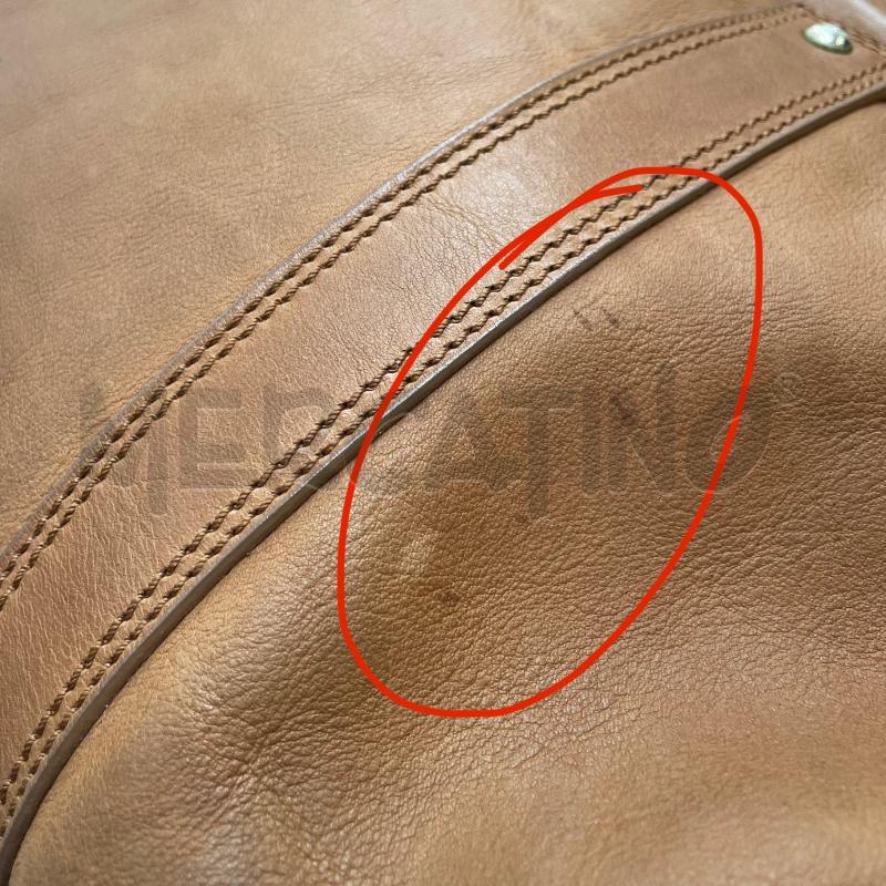 BORSA D GIORGIO ARMANI PELLE CAMMELLO  | Mercatino dell'Usato Gallarate 5