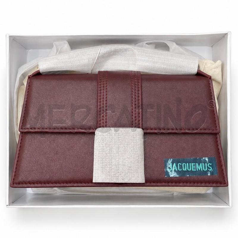 BORSA D JACQUEMUS BORDEAUX NUOVA | Mercatino dell'Usato Gallarate 1