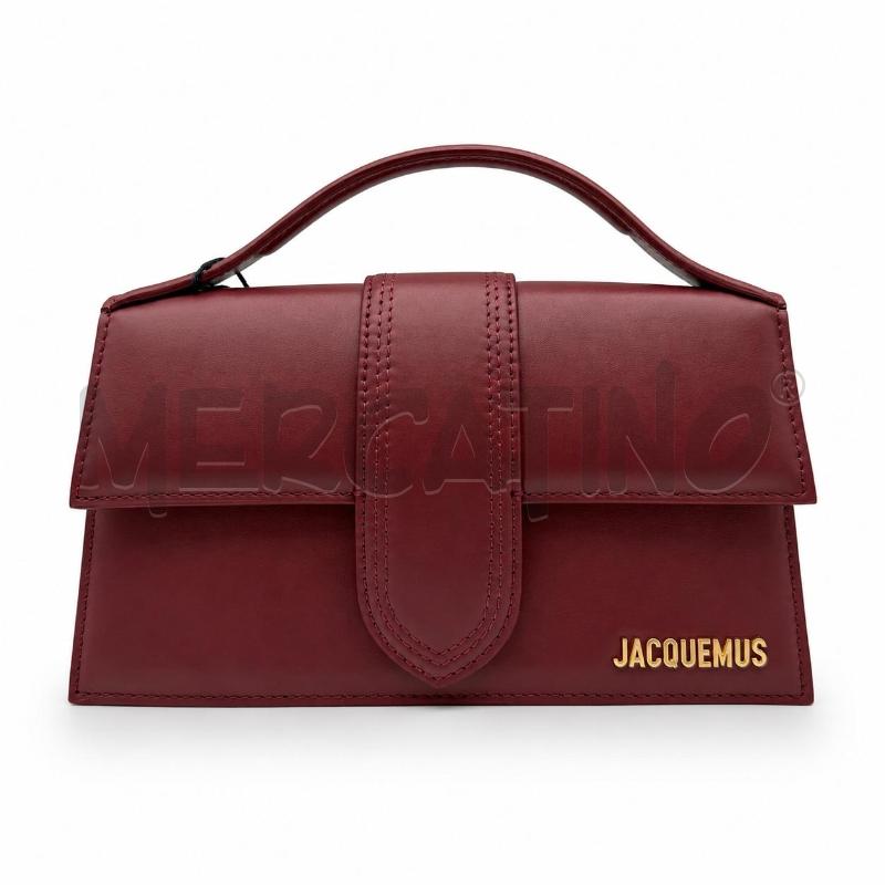 BORSA D JACQUEMUS BORDEAUX NUOVA | Mercatino dell'Usato Gallarate 2