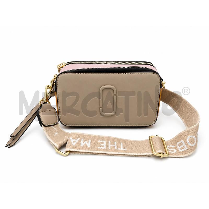 BORSA D MARC JACOBS SNAPSHOT ROSA BEIGE ALBICOCCA  | Mercatino dell'Usato Gallarate 1