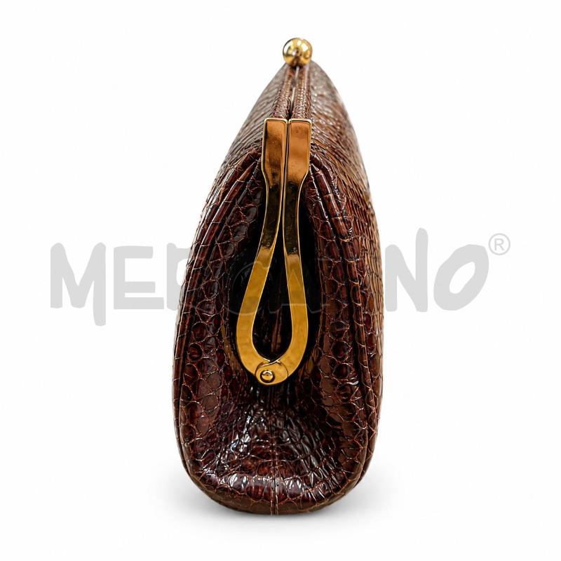 BORSA D MARRONE PITONATA  | Mercatino dell'Usato Gallarate 3