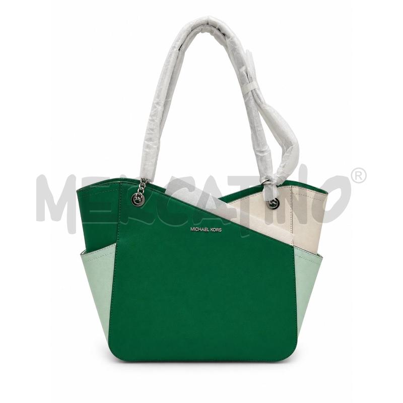 BORSA D MICHAEL KORS VERDE E PANNA NUOVA  | Mercatino dell'Usato Gallarate 1
