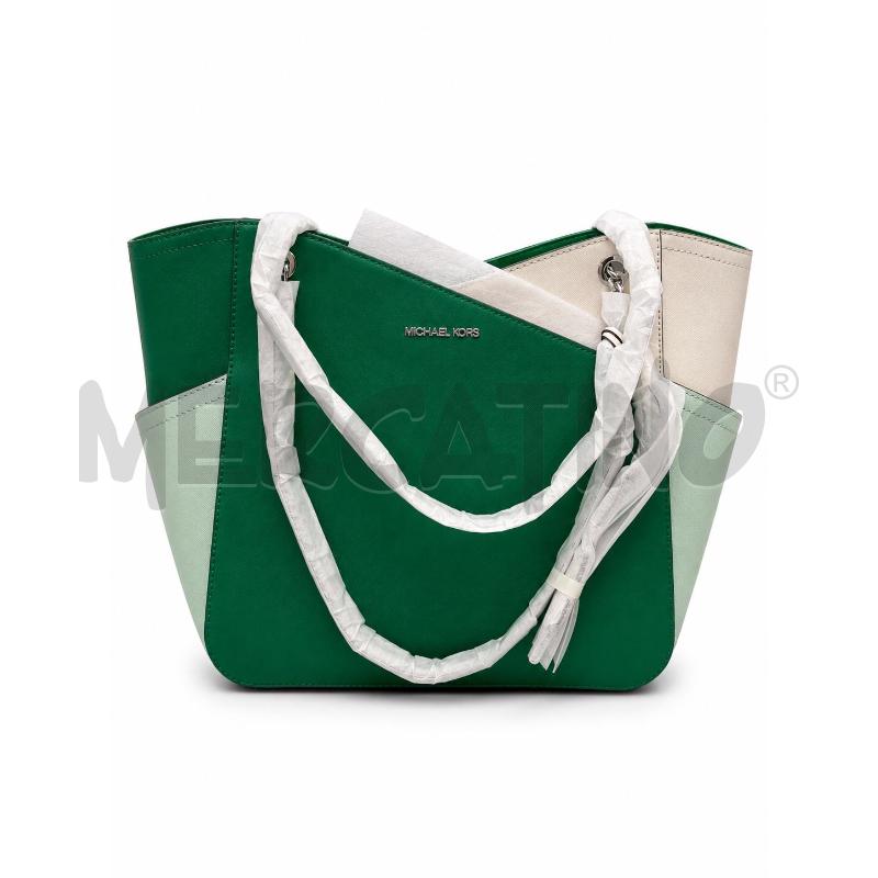 BORSA D MICHAEL KORS VERDE E PANNA NUOVA  | Mercatino dell'Usato Gallarate 2