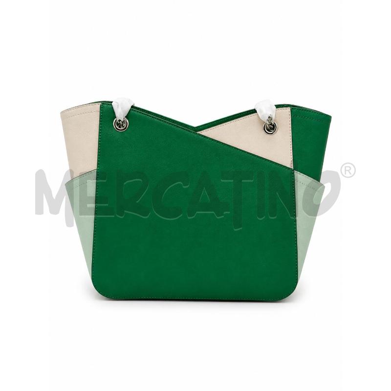 BORSA D MICHAEL KORS VERDE E PANNA NUOVA  | Mercatino dell'Usato Gallarate 3
