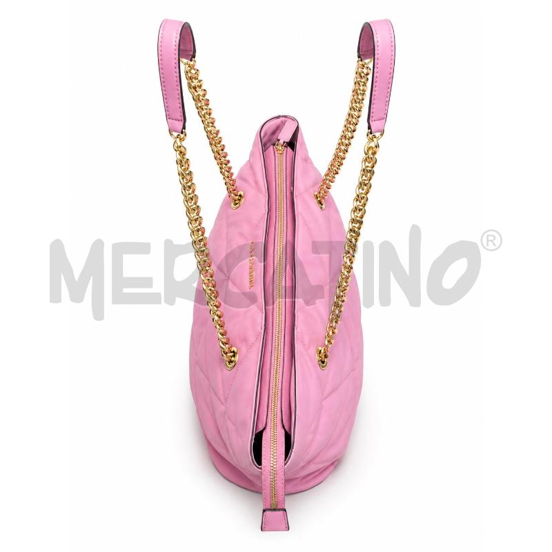 BORSA D ROSA TRAPUNTATA LA CARRIE  | Mercatino dell'Usato Gallarate 4