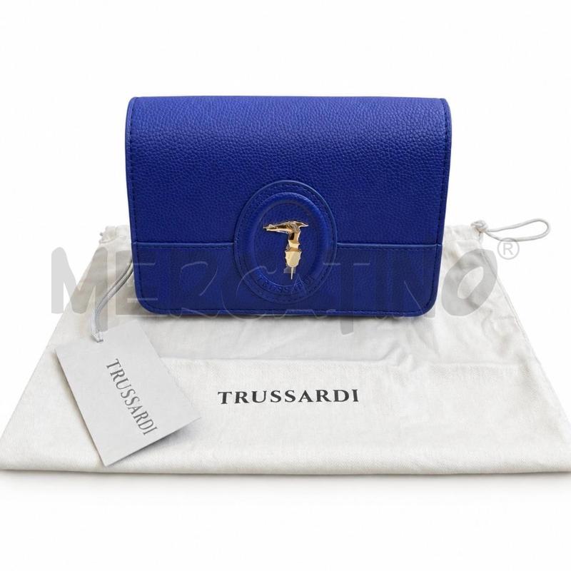 BORSA D TRUSSARDI BLU NUOVA  | Mercatino dell'Usato Gallarate 1