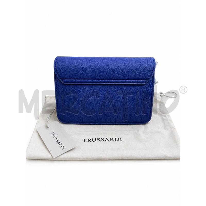 BORSA D TRUSSARDI BLU NUOVA  | Mercatino dell'Usato Gallarate 2