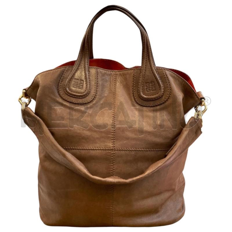 BORSA PELLE GIVENCHY TOTE BAG NIGHTINGALE MARRONE | Mercatino dell'Usato Gallarate 2