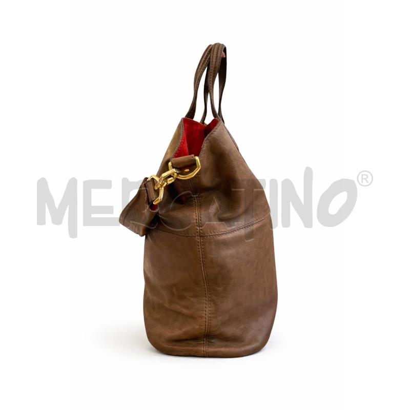 BORSA PELLE GIVENCHY TOTE BAG NIGHTINGALE MARRONE | Mercatino dell'Usato Gallarate 3