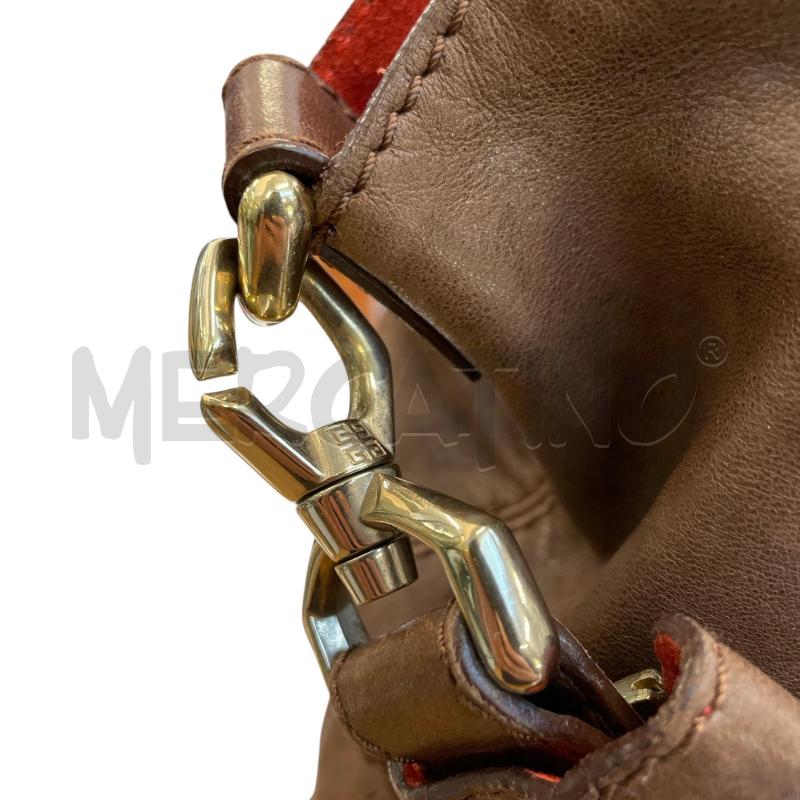BORSA PELLE GIVENCHY TOTE BAG NIGHTINGALE MARRONE | Mercatino dell'Usato Gallarate 4