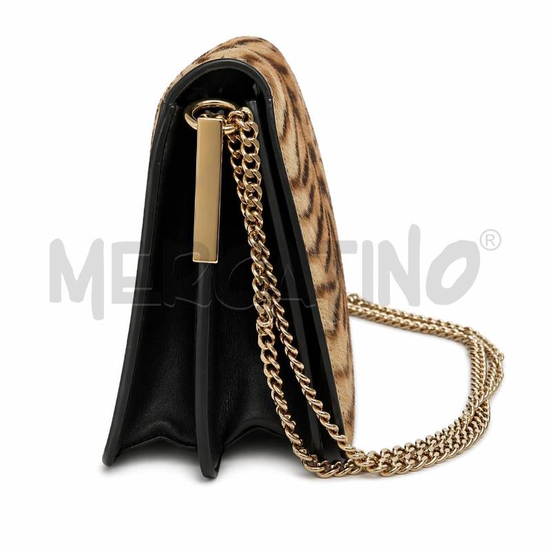 BORSA PELLE TWINSET NERA CAVALLINO ANIMALIER  | Mercatino dell'Usato Gallarate 3