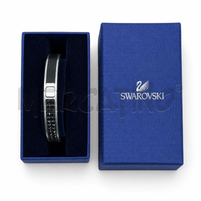 BRACCIALE SWAROVSKI NERO CON STRASS  | Mercatino dell'Usato Gallarate 1