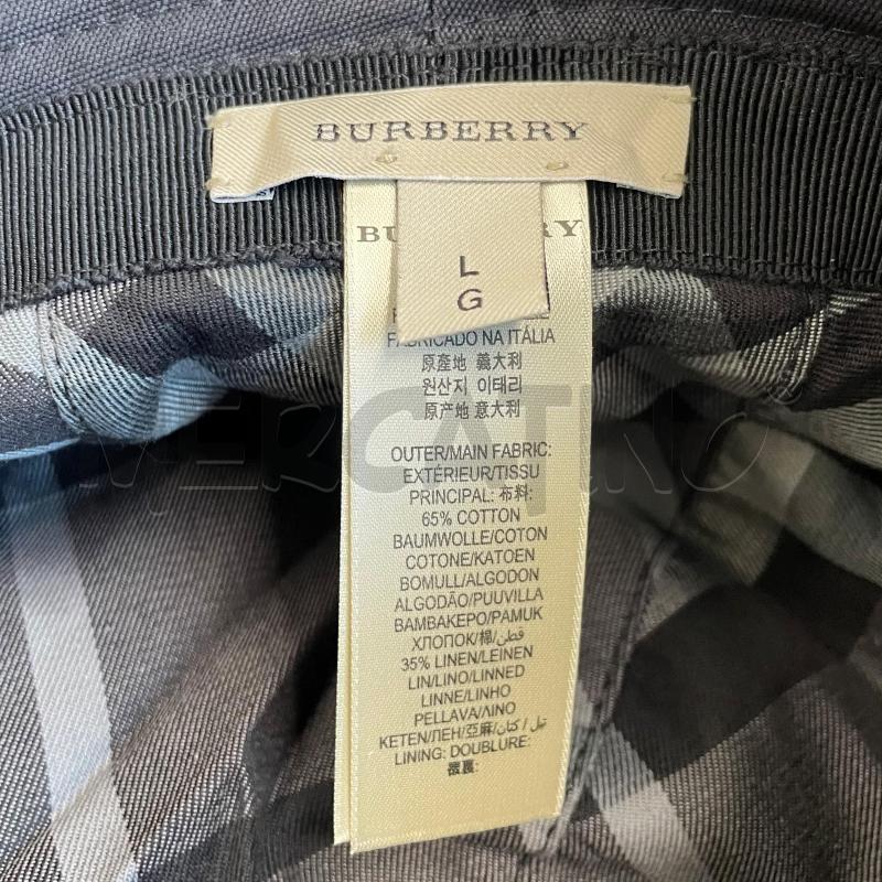 CAPPELLO DONNA BURBERRY PESCATORE NERO | Mercatino dell'Usato Gallarate 5