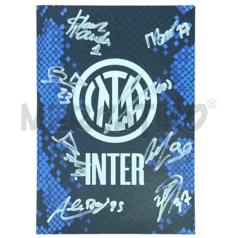 CARTOLINA AUTOGRAFATA INTER 2022 2023  | Mercatino dell'Usato Gallarate 1