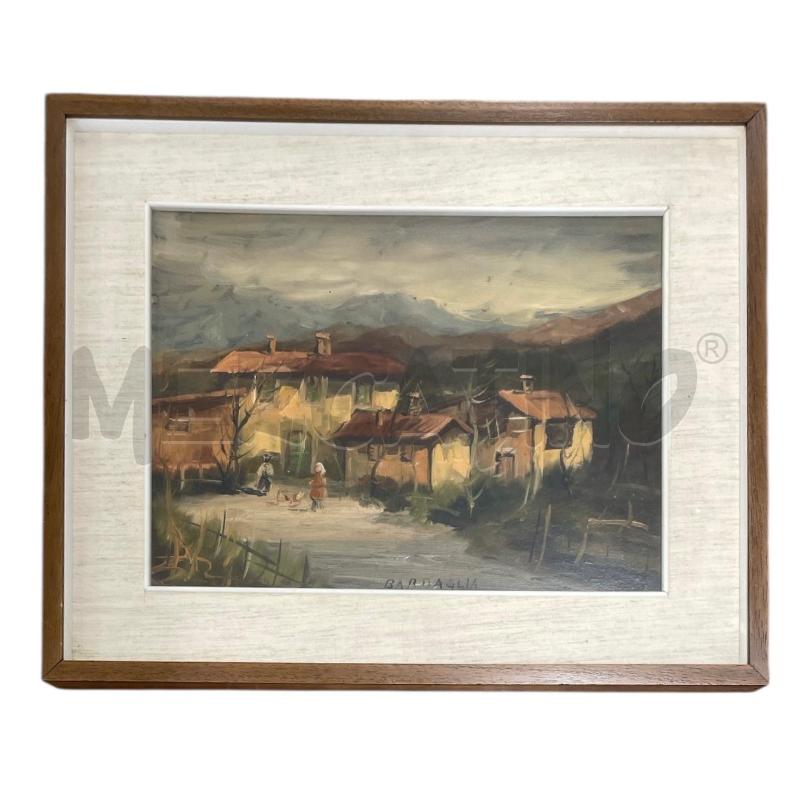 CASCINA CON CONTADINA QUADRO BARBAGLIA  | Mercatino dell'Usato Gallarate 1