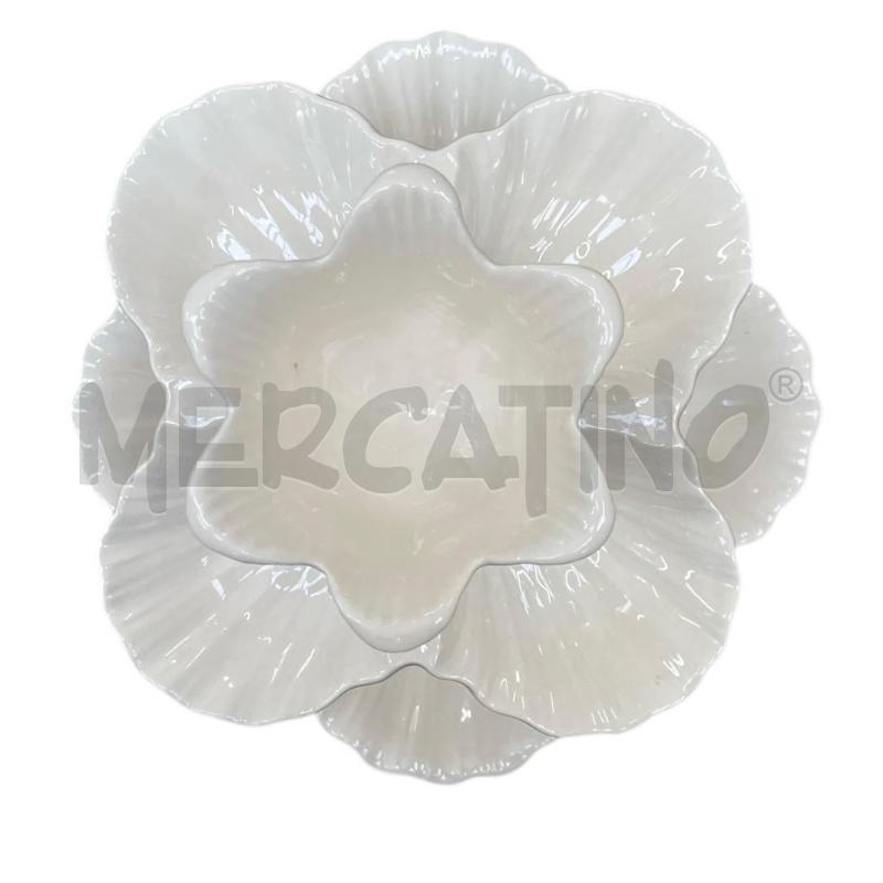 CENTROTAVOLA ENGLAND FORMA FIORE LEEDSWARE | Mercatino dell'Usato Gallarate 3