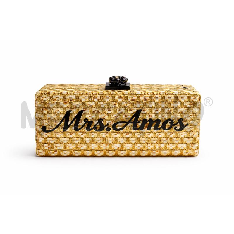 CLUTCH BAG EDIE PARKER DORATA RIGIDA | Mercatino dell'Usato Gallarate 1