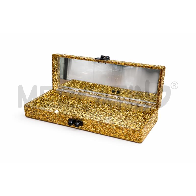 CLUTCH BAG EDIE PARKER DORATA RIGIDA | Mercatino dell'Usato Gallarate 3
