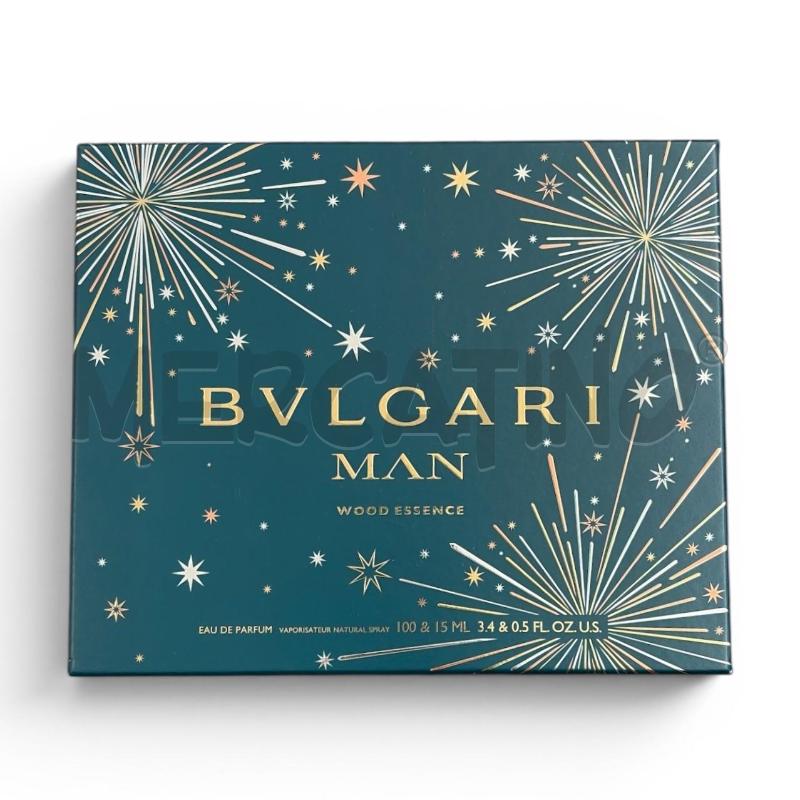 COFANETTO BULGARI WOOD ESSENCE 100ML + 15ML NUOVO  | Mercatino dell'Usato Gallarate 1