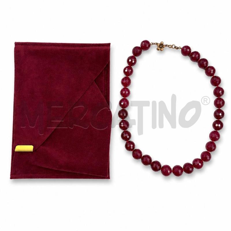 COLLANA PIETRE NATURALI VIOLA  | Mercatino dell'Usato Gallarate 1
