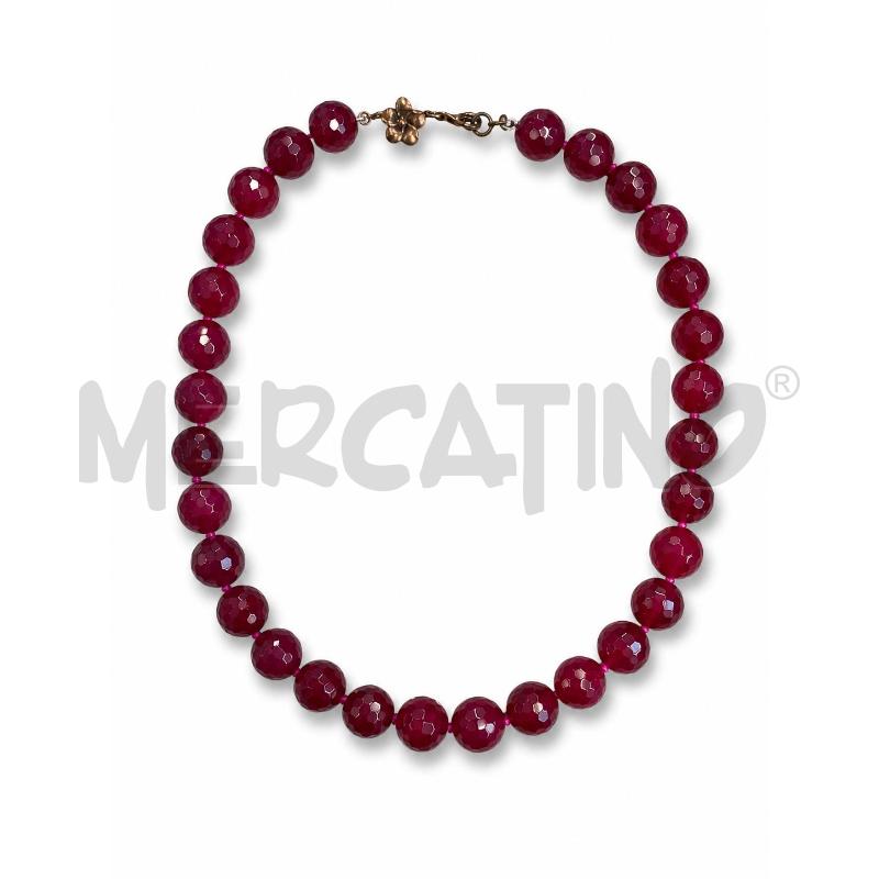 COLLANA PIETRE NATURALI VIOLA  | Mercatino dell'Usato Gallarate 2