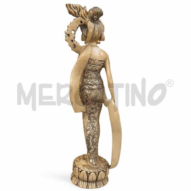 COLONNA CON STATUA ETNICA ORIENTALE  | Mercatino dell'Usato Gallarate 3