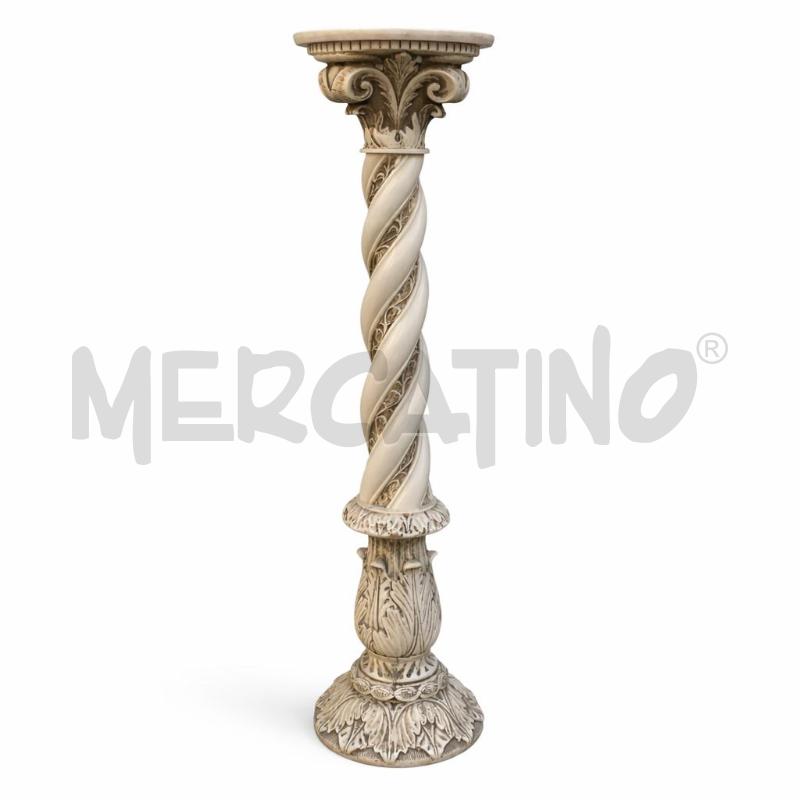COLONNA CON STATUA ETNICA ORIENTALE  | Mercatino dell'Usato Gallarate 4