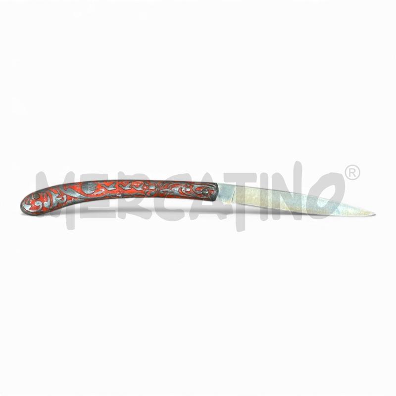 COLTELLINO ESPARCIA MADE IN SPAIN MANICO ROSSO  | Mercatino dell'Usato Gallarate 3