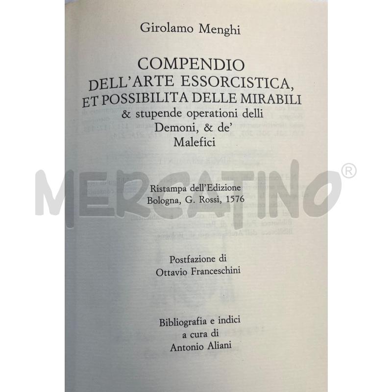 COMPENDIO DELL'ARTE ESOSORCISTICA | Mercatino dell'Usato Gallarate 3