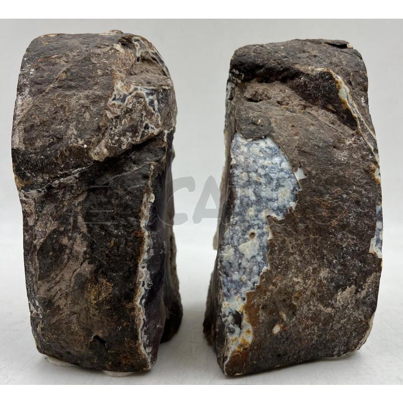 COPPIA FERMA LIBRI GEODE AGATA 20X20 | Mercatino dell'Usato Gallarate 4