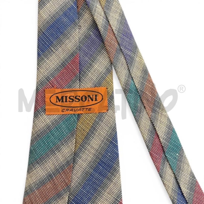 CRAVATTA MISSONI RIGHE SFUMATE OBLIQUE | Mercatino dell'Usato Gallarate 2