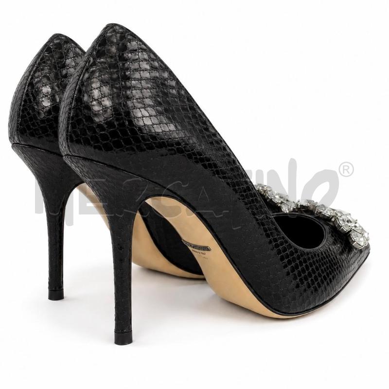 DECOLLETE D&G NERO CON STRASS NM 37.5 | Mercatino dell'Usato Gallarate 3