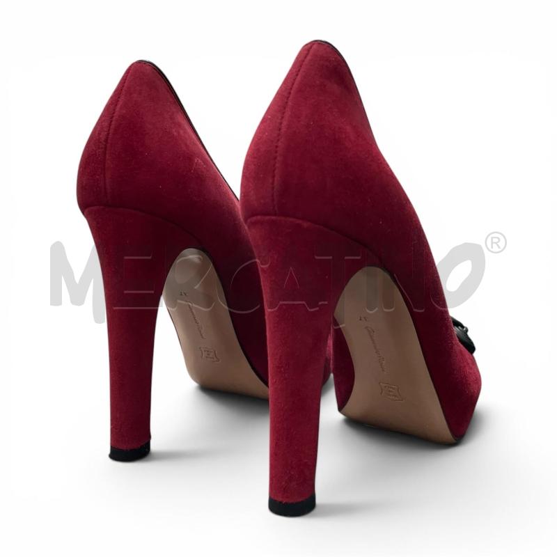 DECOLLETE GIANVITO ROSSI BORDEAUX NM 37  | Mercatino dell'Usato Gallarate 3