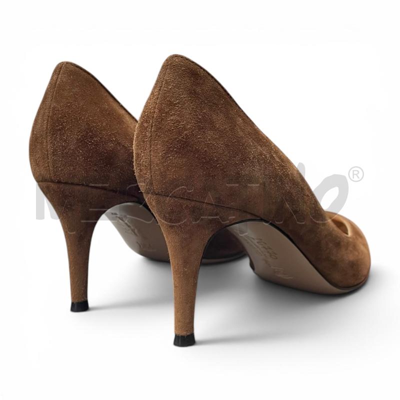 DECOLLETE GIANVITO ROSSI NM 37 CAMMELLO SCAMOSCIATE  | Mercatino dell'Usato Gallarate 3