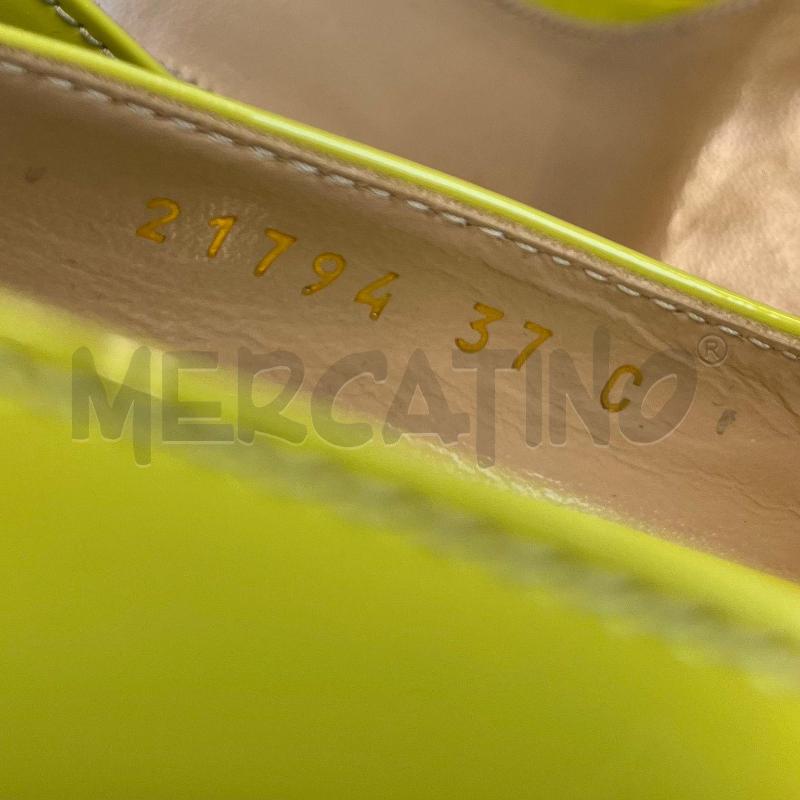 DECOLLETE GIANVITO ROSSI NM 37 VERDE LIME LUCIDO  | Mercatino dell'Usato Gallarate 5