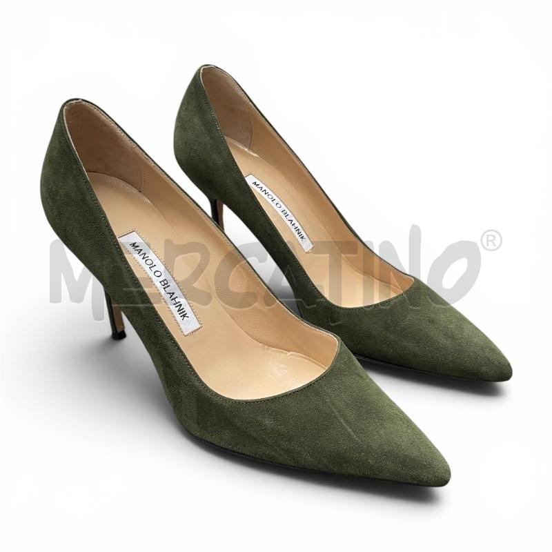 DECOLLETE MANOLO VERDE NM 37  | Mercatino dell'Usato Gallarate 2