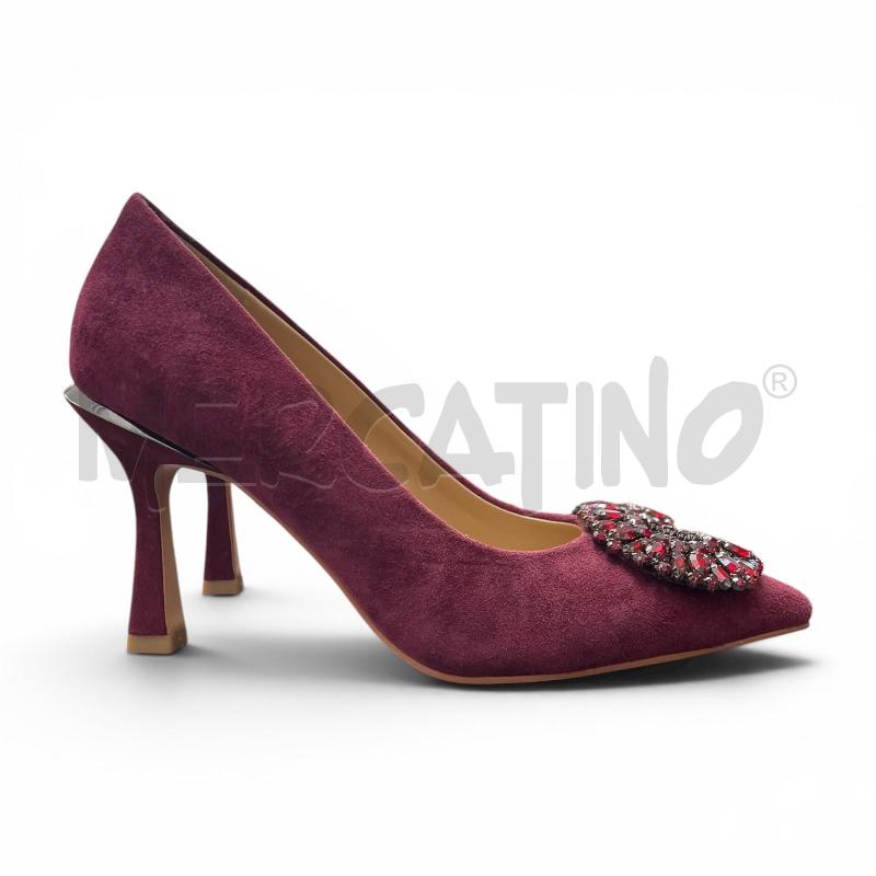 DECOLLETE NM 37 ALMA EN PENA BORDEAUX STRASS | Mercatino dell'Usato Gallarate 1