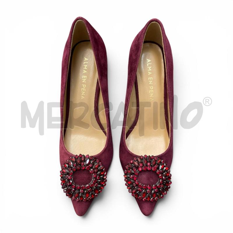 DECOLLETE NM 37 ALMA EN PENA BORDEAUX STRASS | Mercatino dell'Usato Gallarate 4