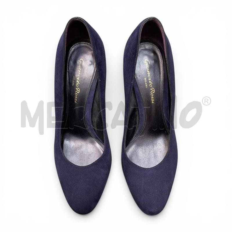 DECOLLETE NM 37  GIANVITO ROSSI BLU SCAMOSCIATO  | Mercatino dell'Usato Gallarate 4