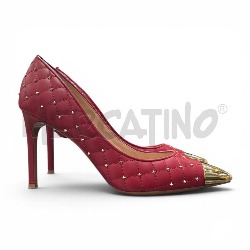 DECOLLETE VALENTINO NM 37 ROSSE ROCKSTUD | Mercatino dell'Usato Gallarate 1