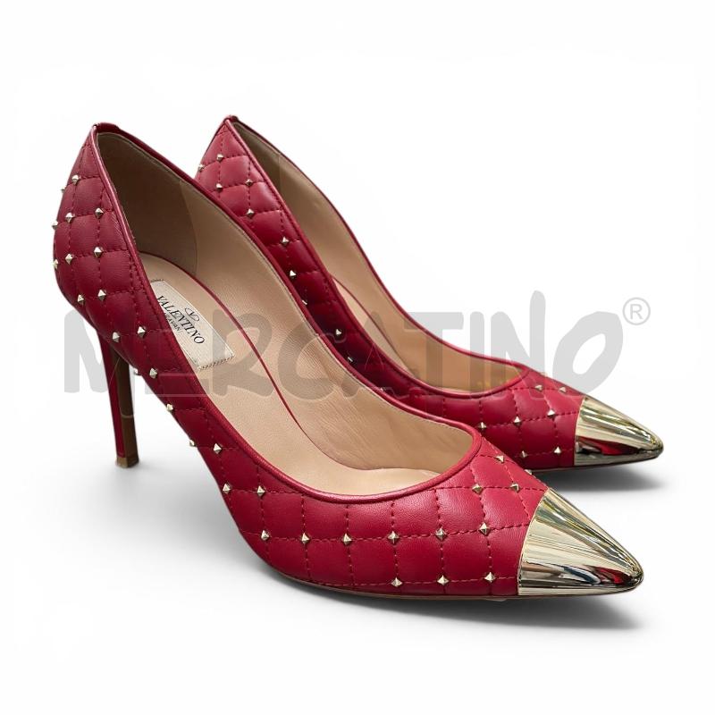 DECOLLETE VALENTINO NM 37 ROSSE ROCKSTUD | Mercatino dell'Usato Gallarate 2