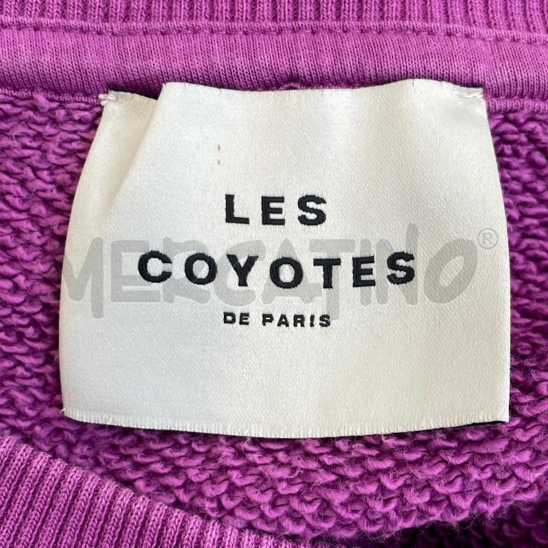 FELPA D LES COYOTES MALVA SCRITTA ROSSA 3D | Mercatino dell'Usato Gallarate 3