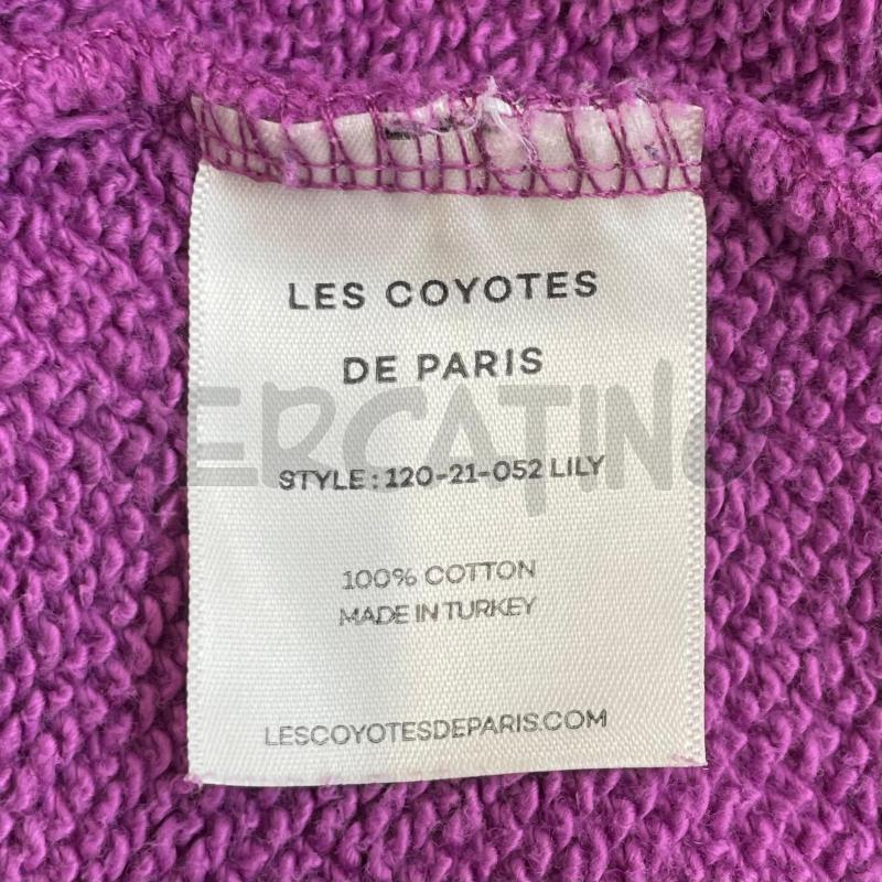 FELPA D LES COYOTES MALVA SCRITTA ROSSA 3D | Mercatino dell'Usato Gallarate 4