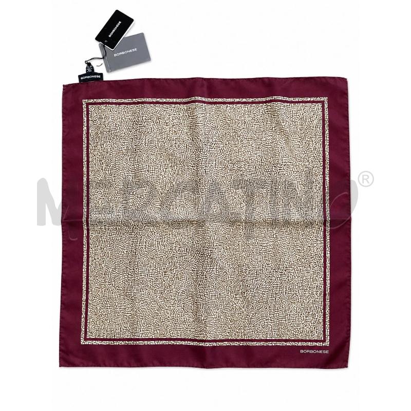 FOULARD BORBONESE NUOVO BEIGE BORDEUAX  | Mercatino dell'Usato Gallarate 1