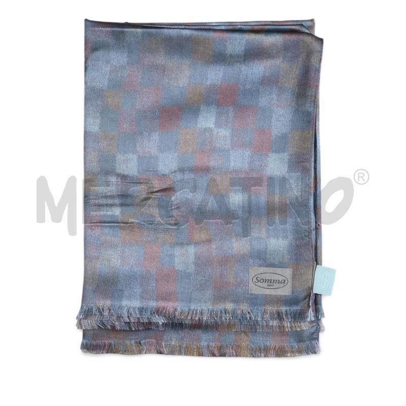 FOULARD SOMMA GRIGIO E CAMMELLO MISTO SETA | Mercatino dell'Usato Gallarate 1