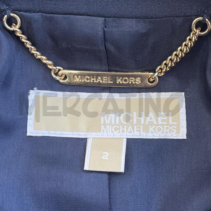 GIACCA D MICHAEL KORS BLU INSERTI DORATI | Mercatino dell'Usato Gallarate 3