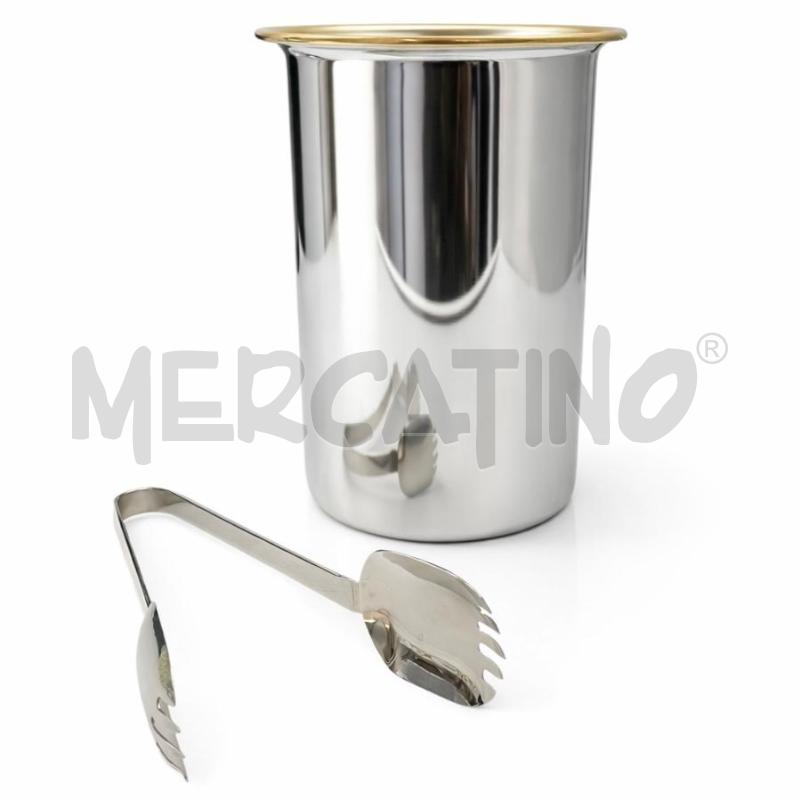 GLACETTE MORINOX CON SHAKER E SECCHIELLO GHIACCIO CON PINZ | Mercatino dell'Usato Gallarate 3