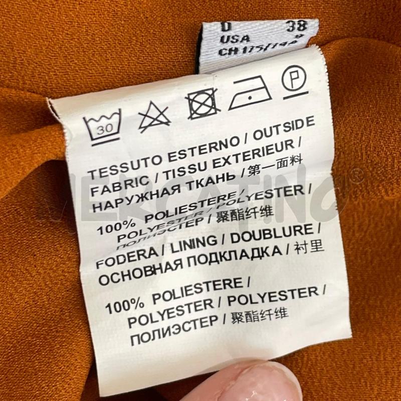 GONNA PUINKO PLISSE TERRACOTTA  | Mercatino dell'Usato Gallarate 4